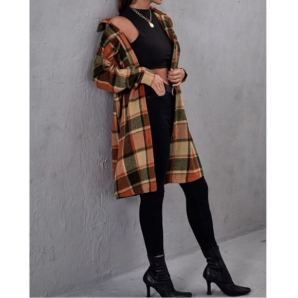 Luxe plaid coat - Picture 4 of 5